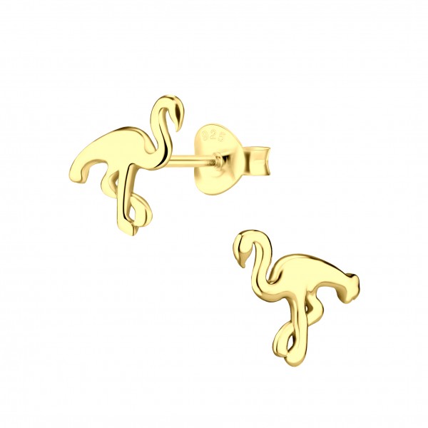Ohrstecker FLAMINGO in gold